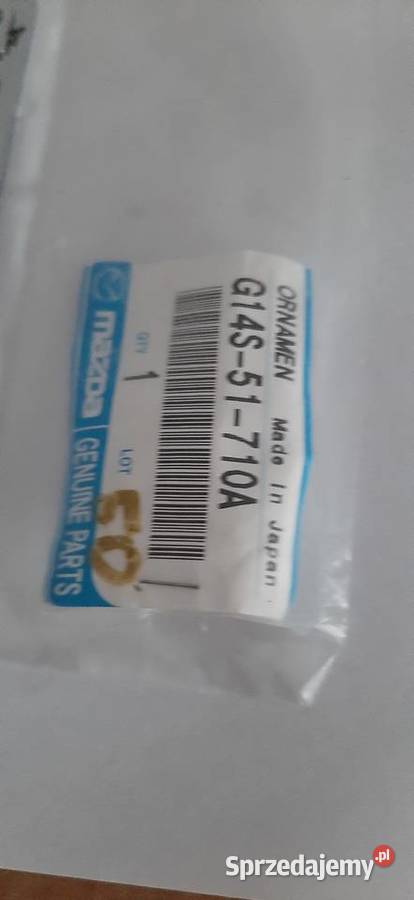 EMBLEMAT MAZDA G14S51710A TYŁ NOWY ORG lubuskie Świechocin sprzedam