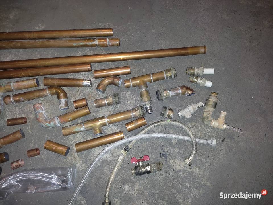 Rurki miedziane pozostałości hydrauliczne Brodnica