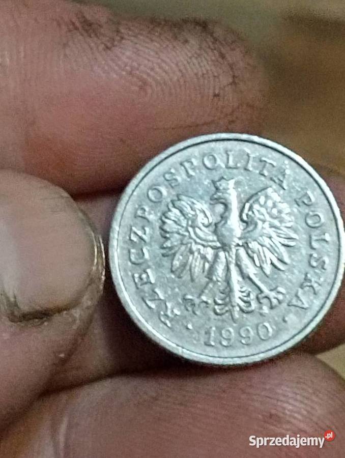 Sprzedam trzecia monete 1 zloty 1990 Chełm