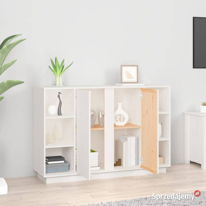 Szafka biała 120x35x80 lite drewno sosnowe Warszawa sprzedam