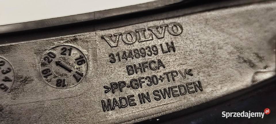 VOLVO XC40 LISTWA SZYBY CZOŁOWEJ LEWA 31448939 dolnośląskie sprzedam