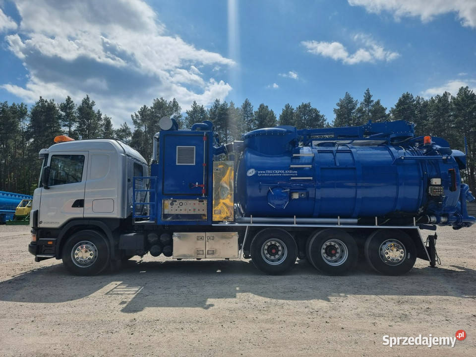 Scania V8 480 EuroVacman Ładowarka próżniowa 480KM Daleszyce