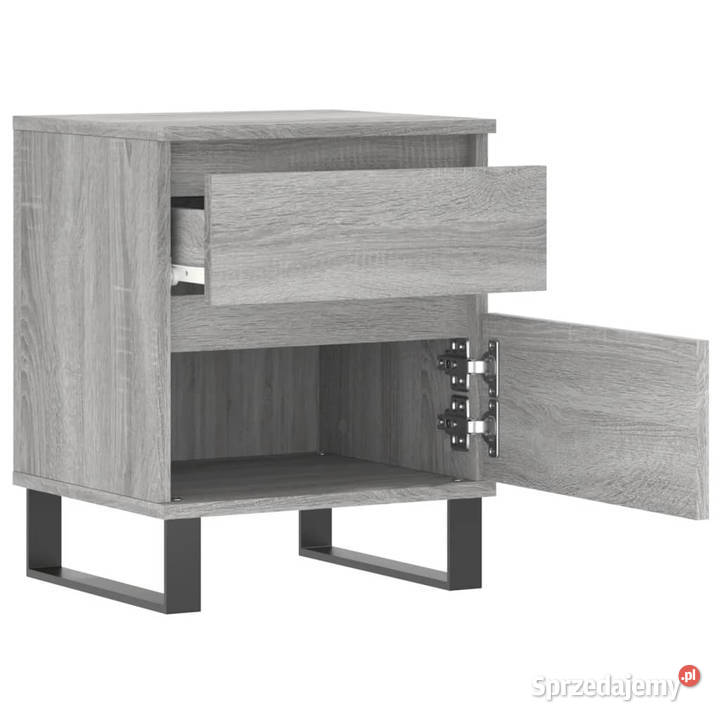 Szafka nocna szary dąb sonoma 40x35x50 WM830696