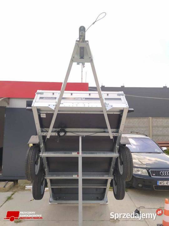 Przyczepa burty ALU wym 264x126x30cmdwuosiowa Lublin