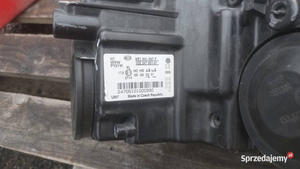 LAMPA PRAWA LEWA VOLKSWAGEN VW POLO 6R1941008F Iwanowice