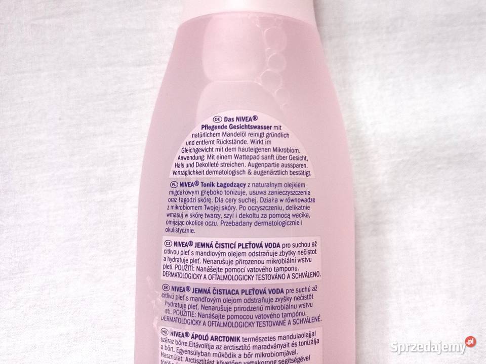 TONIK łagodzący twarz Nivea skóra sucha i Białystok