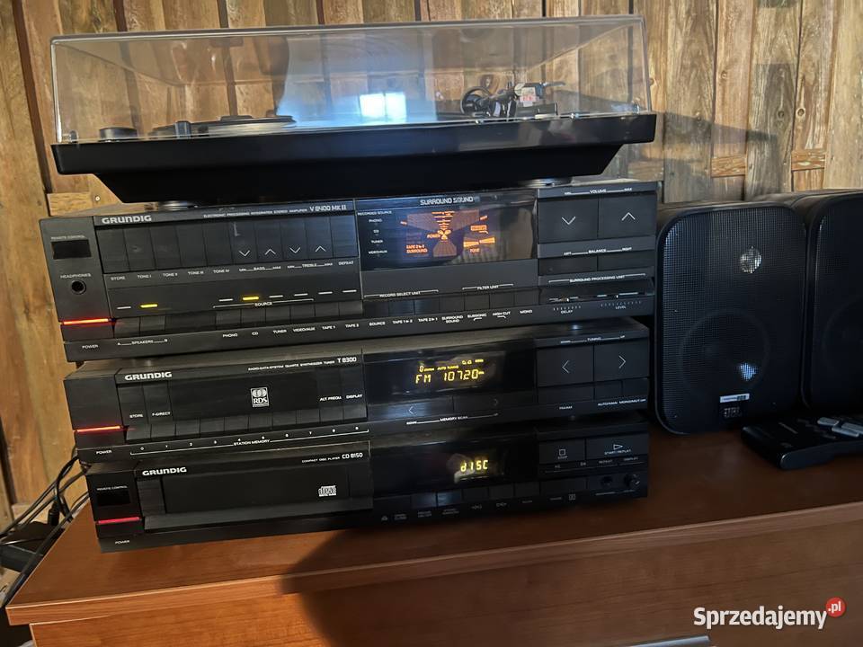 Wieża Vintage Grundig V8400 MK II T 8300 CD 8150 Wieże i miniwieże