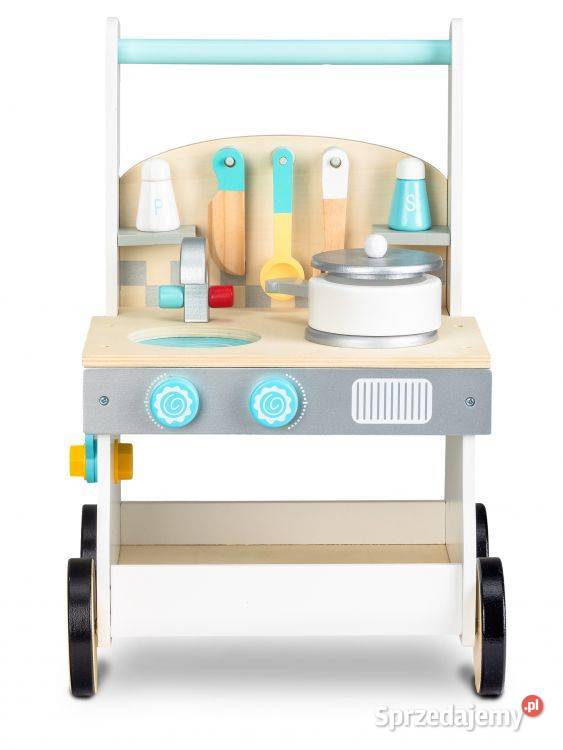 Drewniana kuchnia pchacz wózek dzieci Ecotoys Samochody i pojazdy Bielsk Podlaski