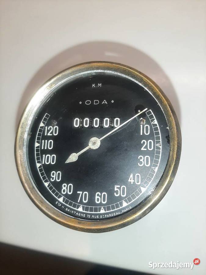 Licznik zabytkowy ODA francuski Peugeot 201 301 Wyposażenie wnętrza Sosnowiec sprzedam