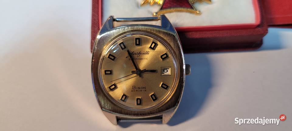 Glashutte Spezimatic BISON 14K AUTOMAT krzyż śląskie Sosnowiec sprzedam