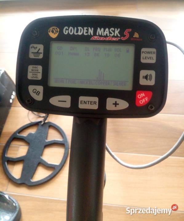 Wykrywacz Metalu Golden Mask 5 Plus osłony Wrocław