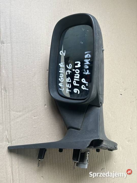 Lusterko pasażera laguna 2 teb76 bordowe