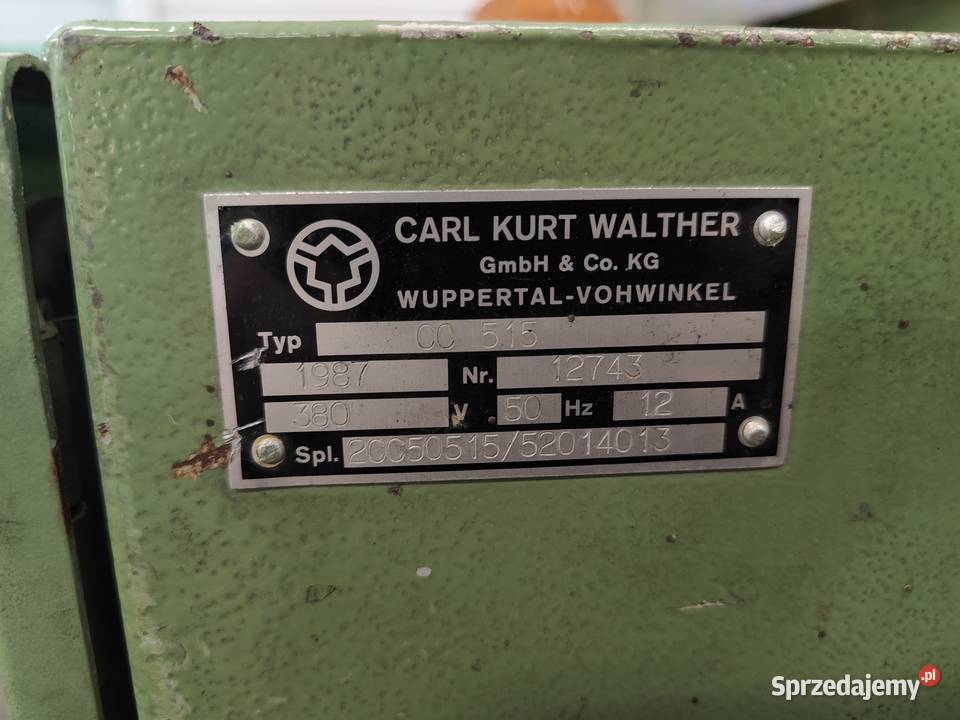 POLERKA WIBRACYJNA WALTHER TROWAL CC 515 Trzebunia