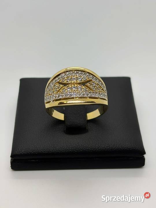 Nowy Złoty pierścionek pr 585 434g Rozmiar 21 złoto Elbląg