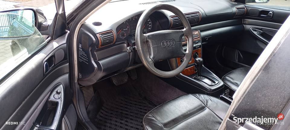 Audi A4 19 TDi 110 Piękne Czarne Skóry AUTOMAT Wałdowo Szlacheckie