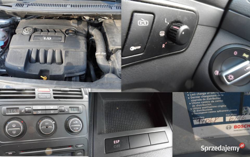 VOLKSWAGEN TOURAN 16102 MPiPrzebieg 143 Nowe Brzesko