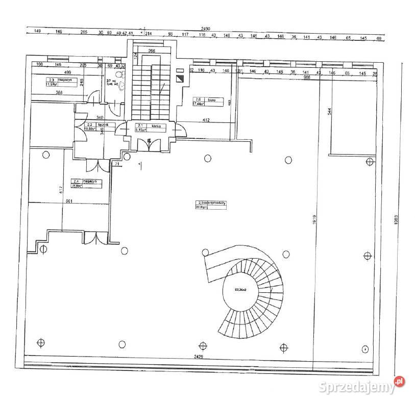 LOKAL 700 m DO WYNAJĘCIA CENTRUM EŁKU WOJSKA Ełk sprzedam