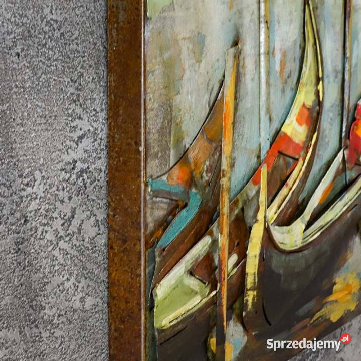 Obraz metalowy 3D LOFT PRZYSTAŃ 160x60 Chmielnik