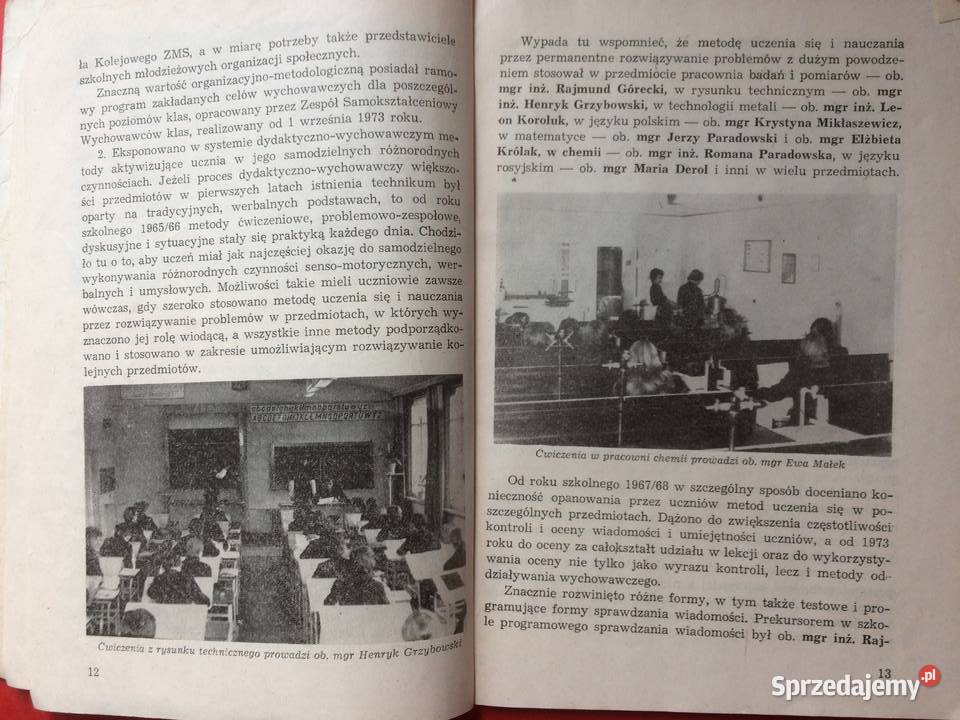 876 Monografia Technikum Kolejowego w Szczecin