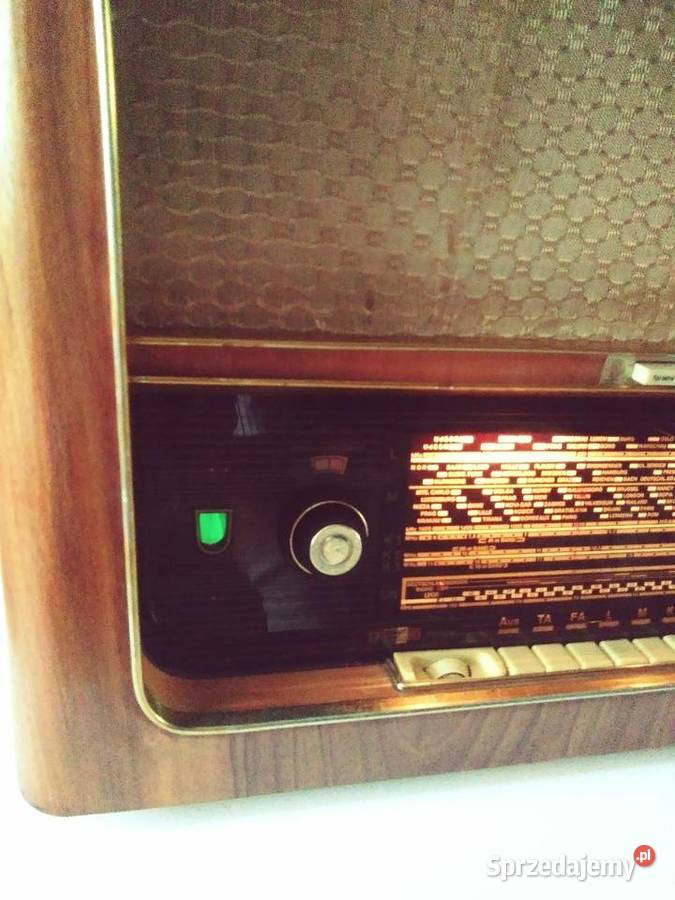Radio lampowe Stradivari niemieckie z lat 50 Murowana Goślina