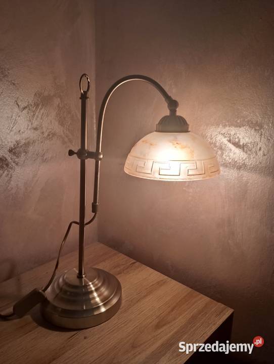 Lampa stołowa mosiądz Biłgoraj