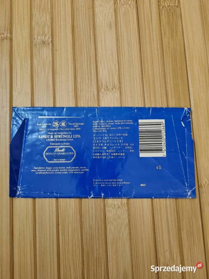 Stare opakowanie czekoladzie Królewna Śnieżka z Lublin