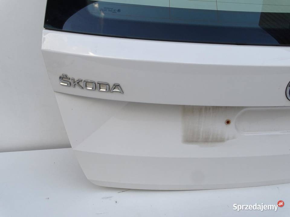 KLAPA TYŁ TYLNA BAGAŻNIKA SZYBA LF9E SKODA FABIA osobowe