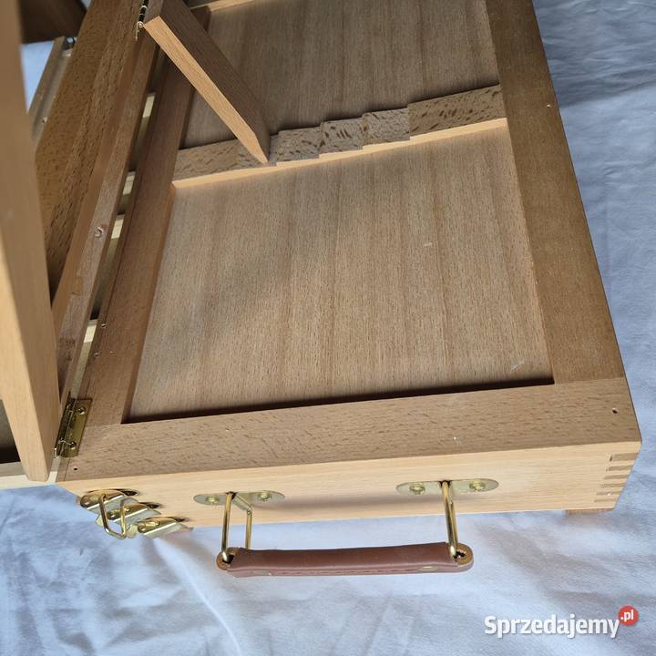 Sztaluga bukowa stołowa z szufladkami nowa Brzesko