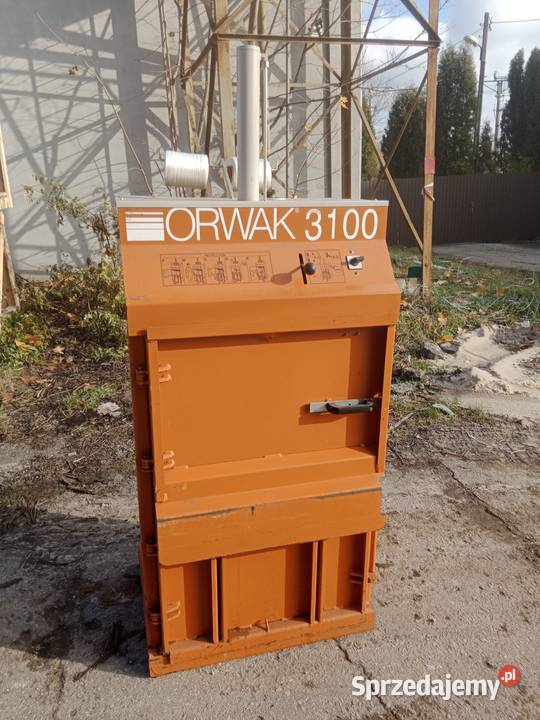 Belownica prasa zgniatarka do foli kartonu łódzkie Drzewica