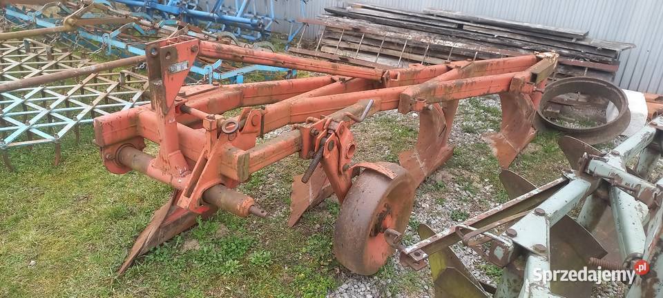 Pług 4skibowy duży Grudziądz 1993 w oryginale Pługi Wilkowa sprzedam