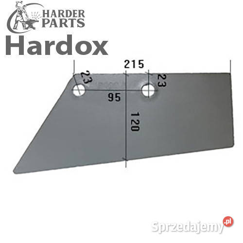 Lemiesz 300hektarów HARDOX 147899L do pługa podlaskie