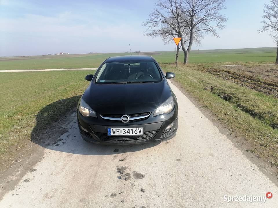 Opel Astra j 14 turbo plus lpg czarny met sedan Jędrzejów