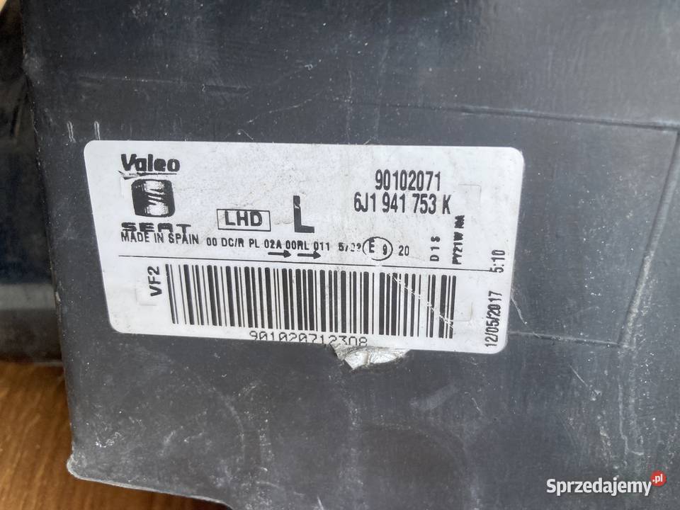 SEAT IBIZA 4 IV 6J9 LIFT lampa 6j1941753k Lampy przednie