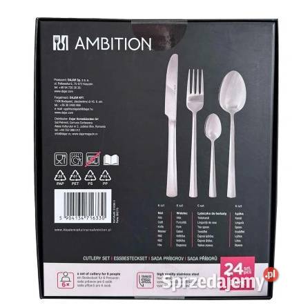 Komplet sztućców Ambition Dark 24 Gdańsk
