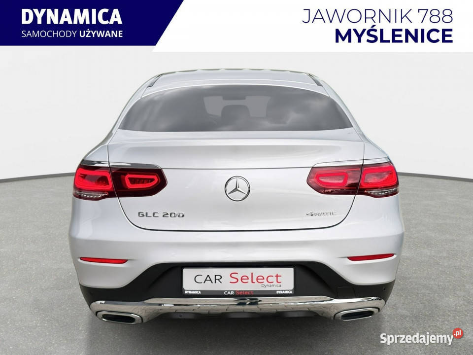 Mercedes GLC 200 VAT 23 Coupe mHEV 197 automat elektryczne lusterka Myślenice