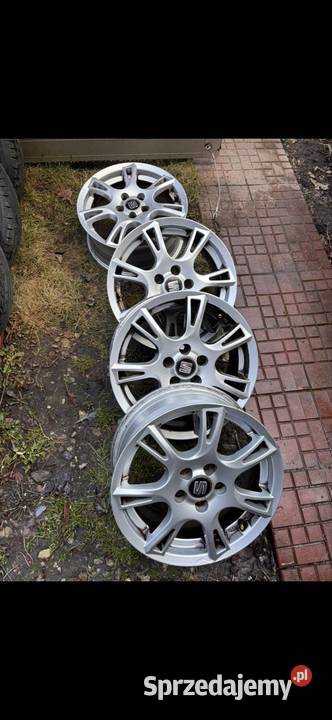 Felgi aluminiowe 5x100 seat skoda vw rozmiar 15 Ostrów Mazowiecka