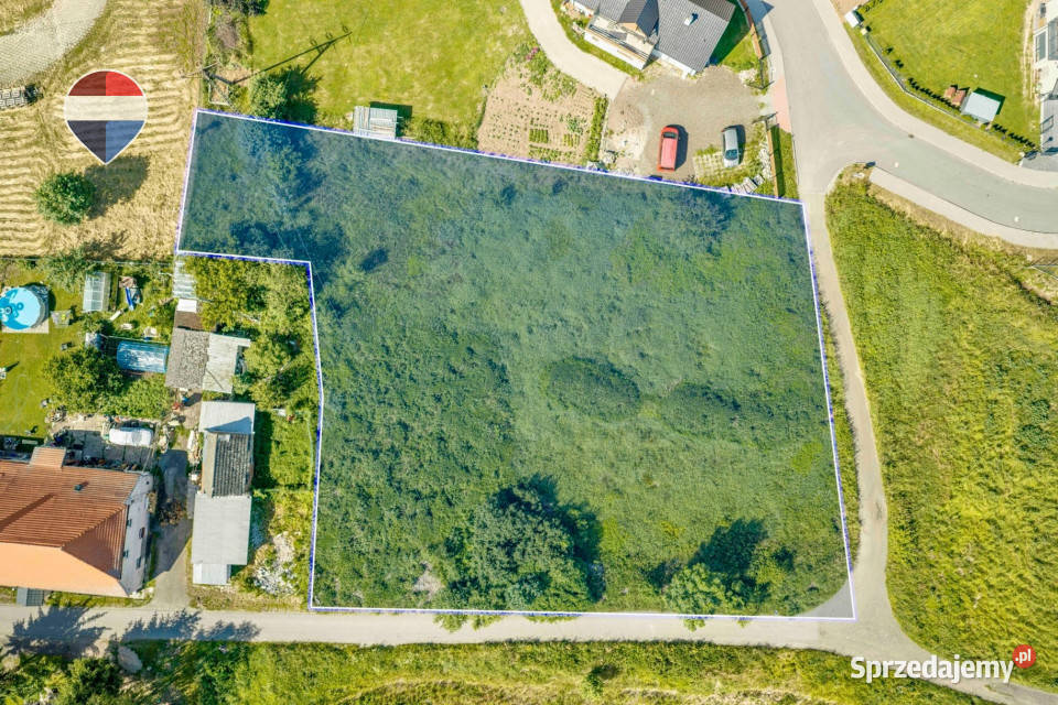 Działka budowlana 2873 m z mediami i dojazdem Jeleniów
