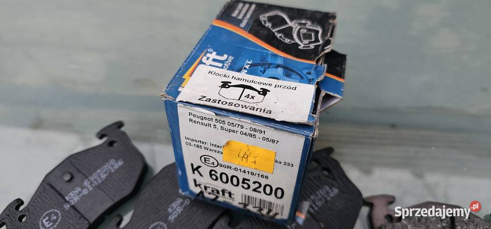 Klocki hamulcowe przód peugeot 505 renault 5 Zbąszyń