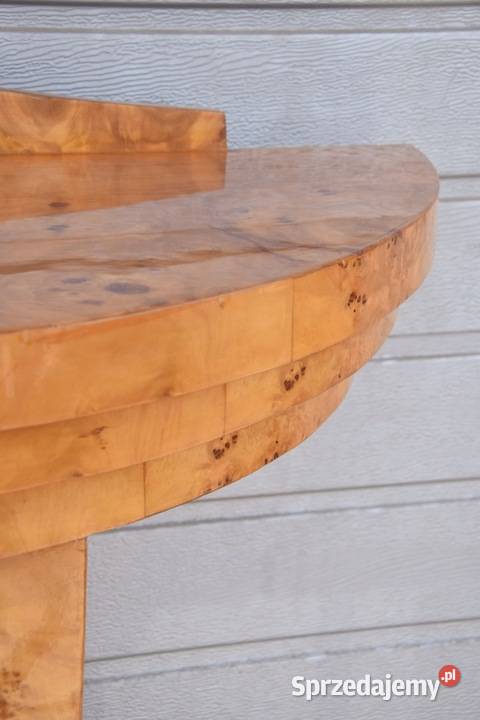 Drewniany Stolik Kawowy Styl Art Deco Konsola Kraków sprzedam