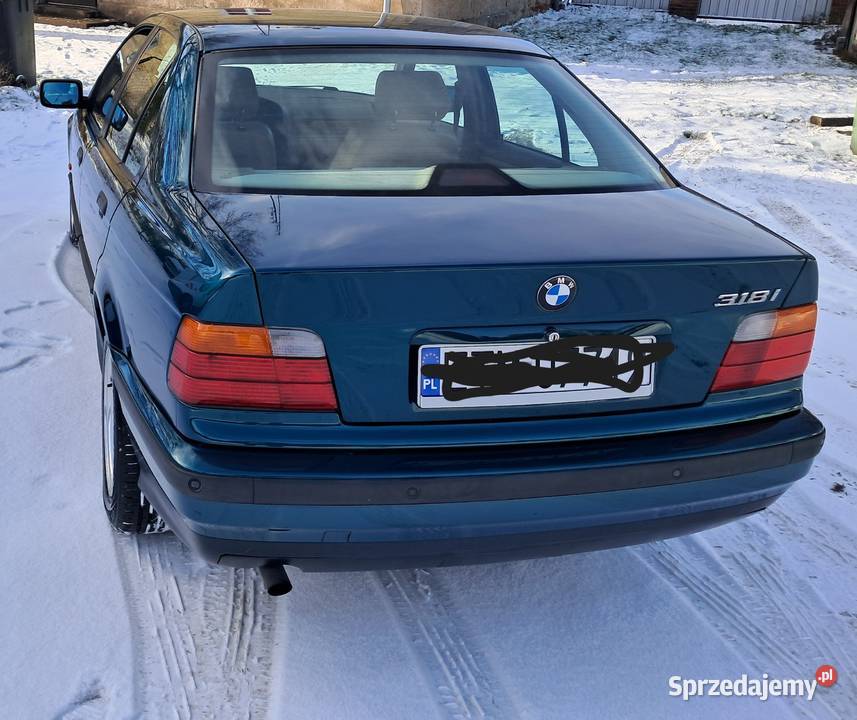 BMW E 36 318i automat klasyk w super stanie nieuszkodzony Rogoźno