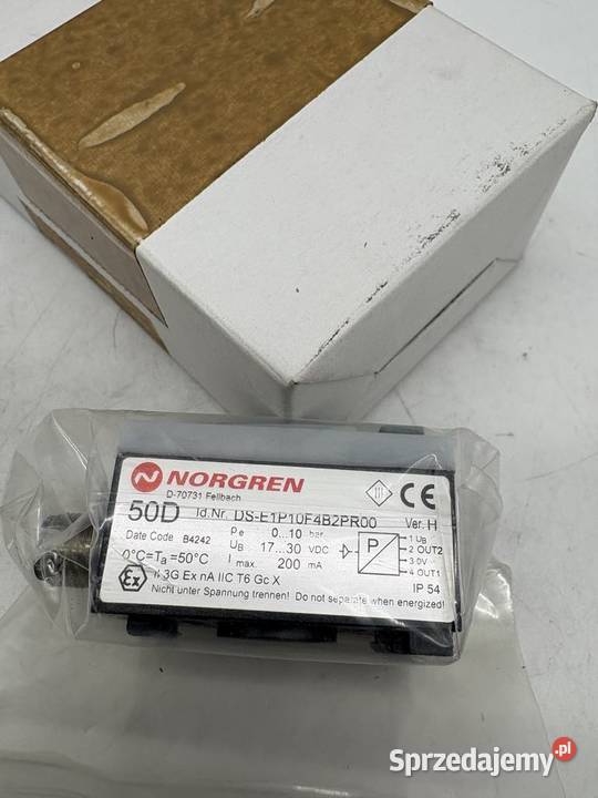 Norgren 50D DSE1P10F4B2PR00 Pressure switch Pozostałe