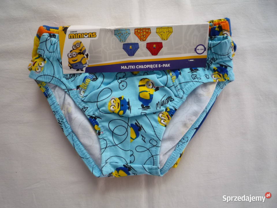 Nowe 5 sztuk Minions 981104 Majtki chłopięce Szczecin