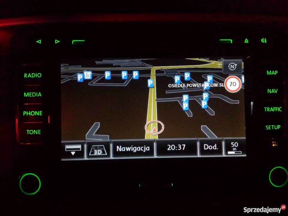 SKODA OCTAVIA RNS 510 Columbus RADIO Nawigacja Pawłowice