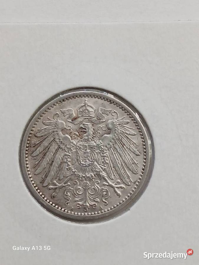 1 Marka Prusy 1915 r 1 mennica A Numizmatyka Konin