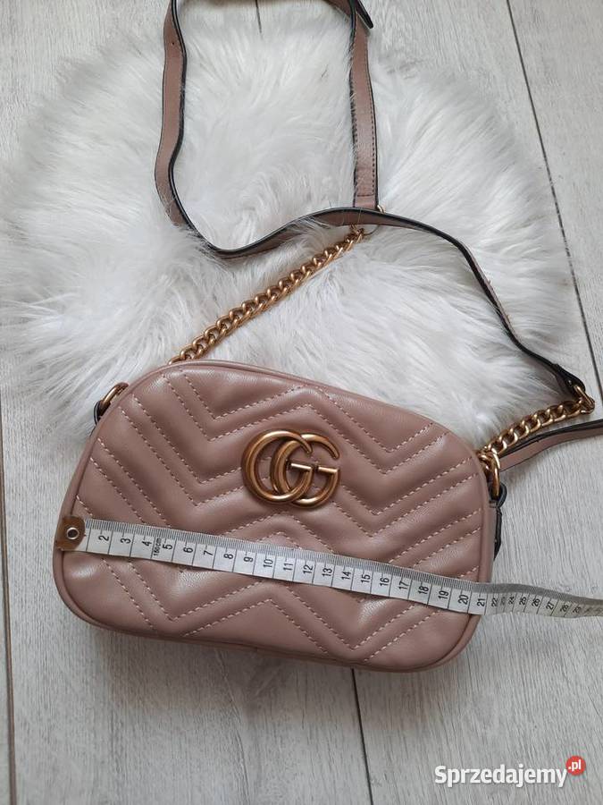 Beżowa Torebka GG Gucci Szczecin