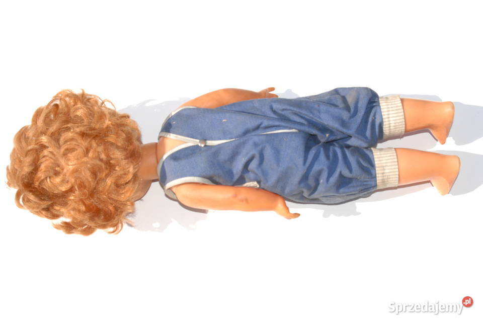 Stara zabawka lalka sygnowana lata 4050 unikat Cieszyn