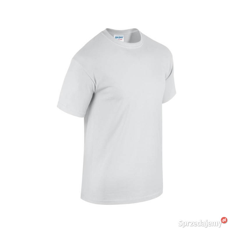 Tshirt męski z wysokogatunkowej bawełny 180grm biały