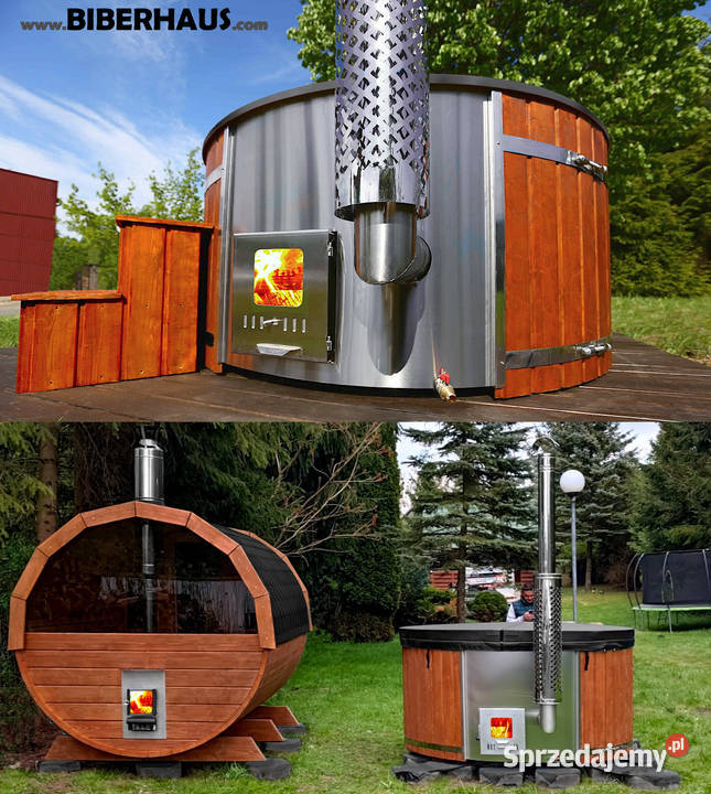 BALIA Ogrodowa Jacuzzi PIEC Hydromasaż 200 LED Nowy Targ