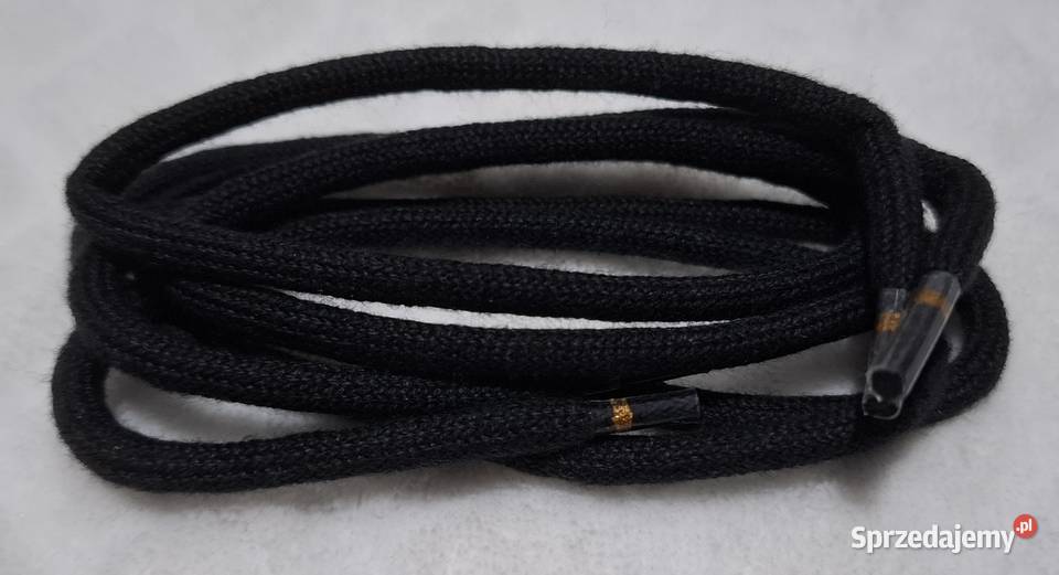 Sznurówki 60 okrągłe 5mm czarne Ringelspitz