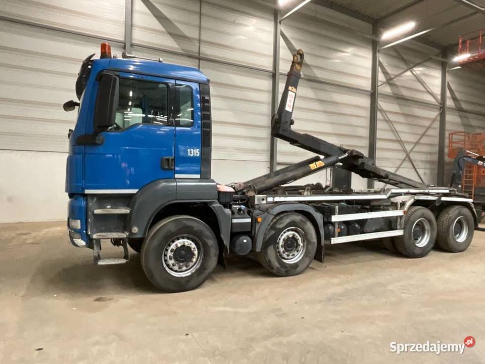 Hakowiec 8x4 MAN TGS tez leasing ciezarowki z 56662km Warszawa